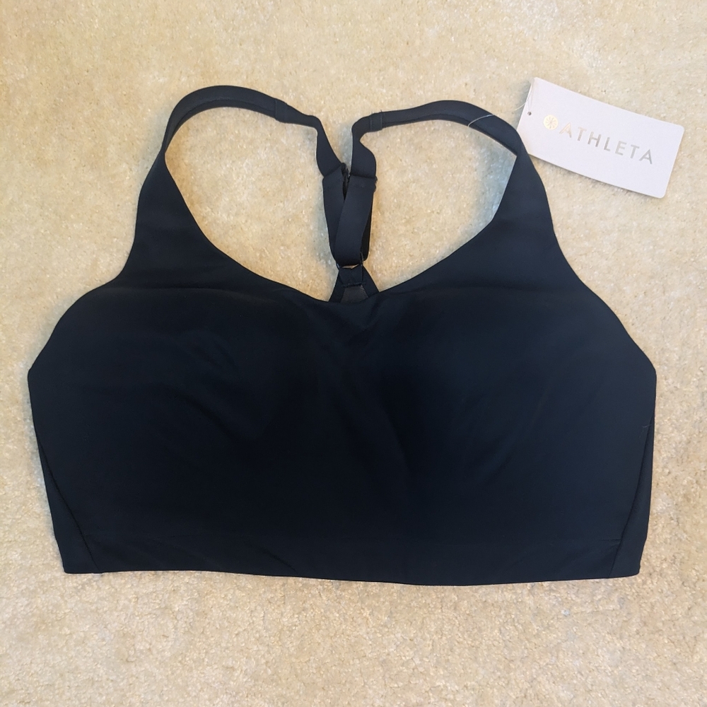 Athleta NWT Advance Sports bra 40D, deep teal